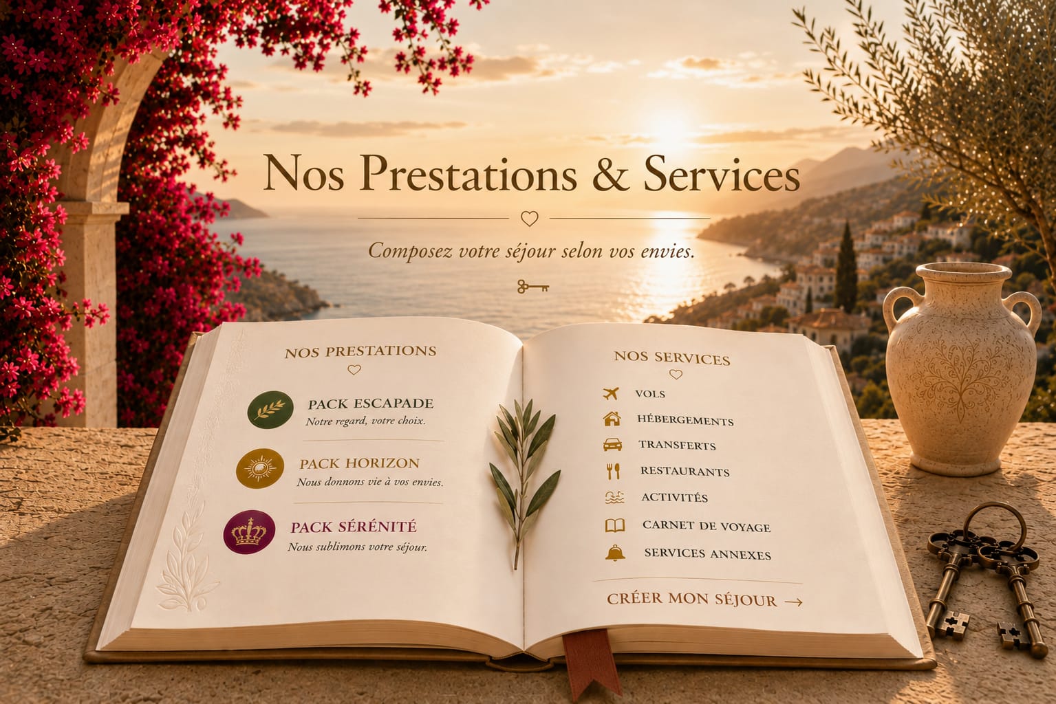 Les Clés des Filles — Prestations